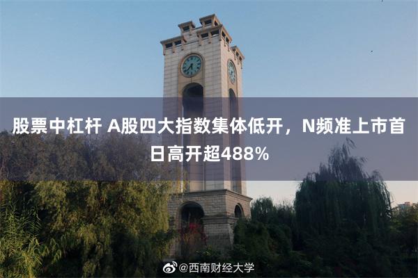 股票中杠杆 A股四大指数集体低开，N频准上市首日高开超488%