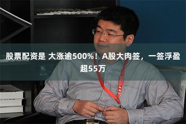 股票配资是 大涨逾500%！A股大肉签，一签浮盈超55万