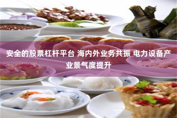 安全的股票杠杆平台 海内外业务共振 电力设备产业景气度提升